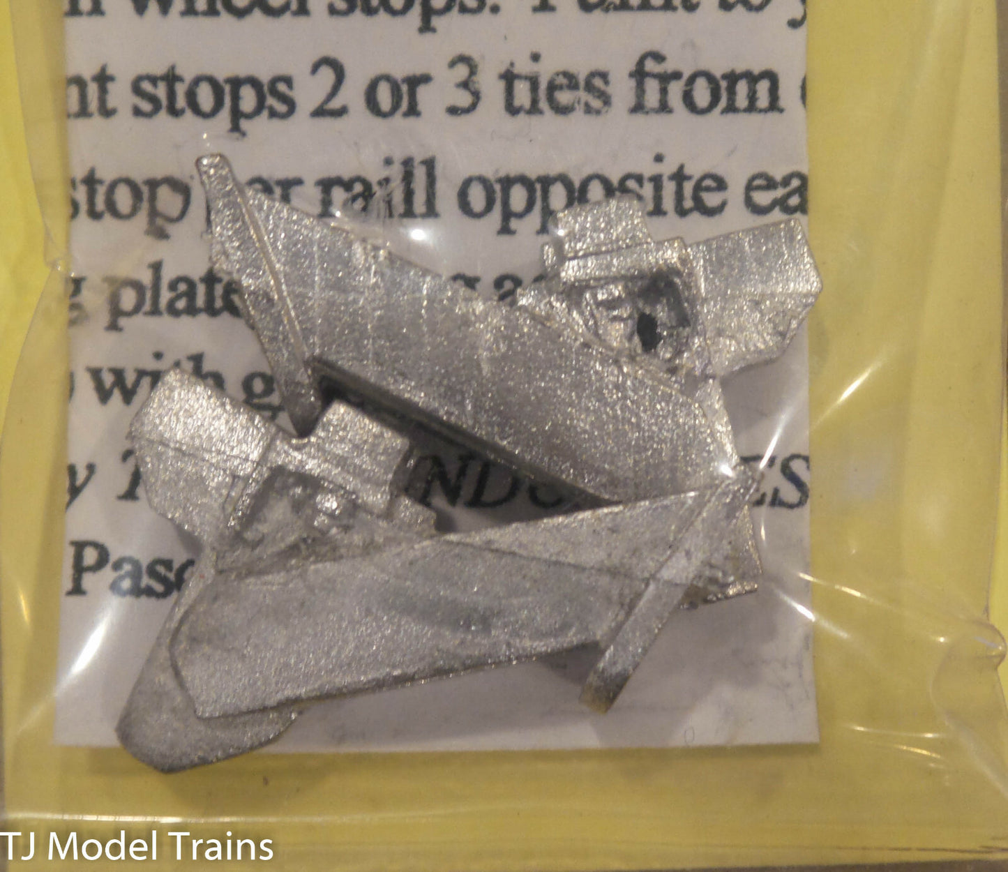 Tomar Industries #G-803 Hayes Wheel Stop G (G Scale) Light Cast (White Metal)
