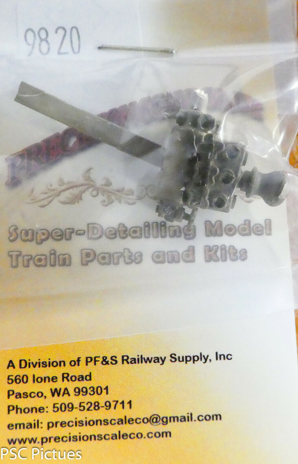 Precision Scale #9820 (Large Scale) Nathan Bullseye Lubricator / Brass Casting