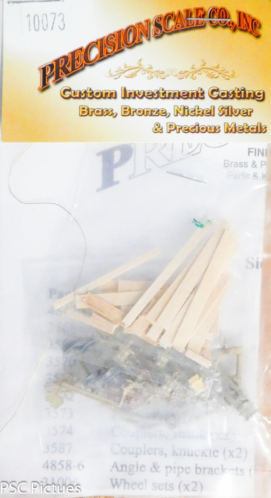 Precision Scale HOn3 #10073 Side Dump Ore Car, Kit (Wood, Plastic, Brass)