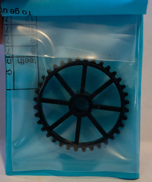 Grandt Line #70364 Delrin Sprockets -- 1/4" 6.4mm Shaft, 36-Tooth