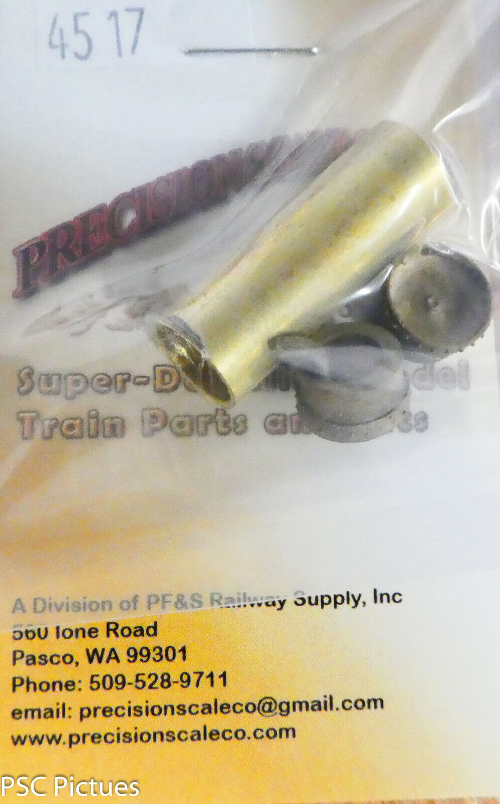 Precision Scale O #4517 (Brass 18" Dia. Riveted Tank Ends, 2 Ends w/3/8" Tubing