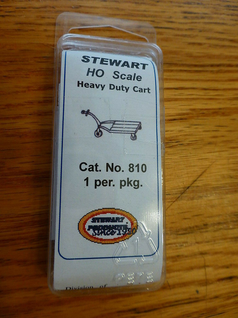 Stewart HO Scale #810 Heavy Duty Cart (Light Cast Metal) 1:87 Scale