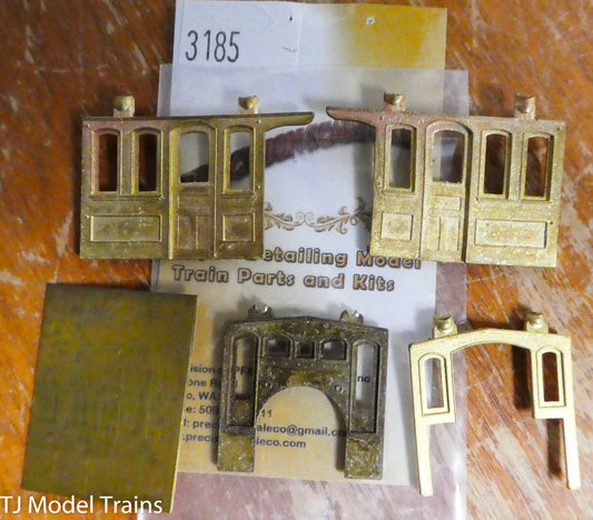 Precision Scale HO/HOn3 #3185 Cab Kit, Mason Bogie 2-6-6T, (Brass)