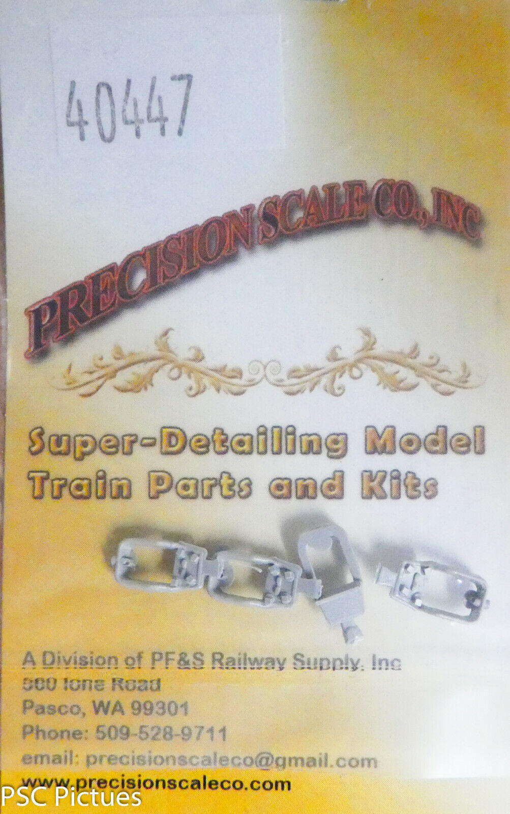 Precision Scale O #40447 Bracket, Lower Brake Staff (Plastic parts 4)