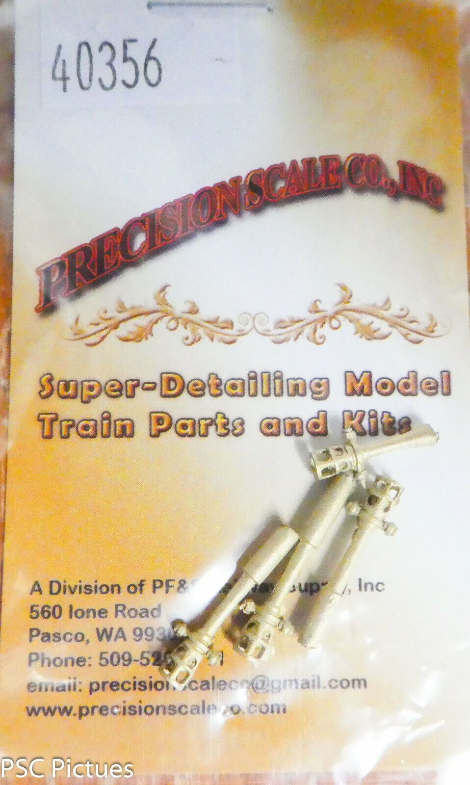 Precision Scale O #40356 Light, Running Board Inspection, Pyle National (Brass)