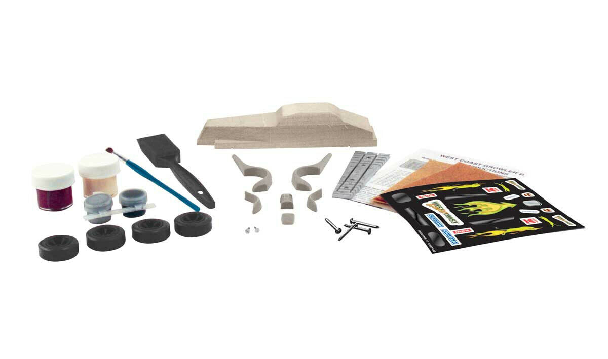 Pinewood Derby West Coast Growler Premium Car Kit - PineCar #P3949