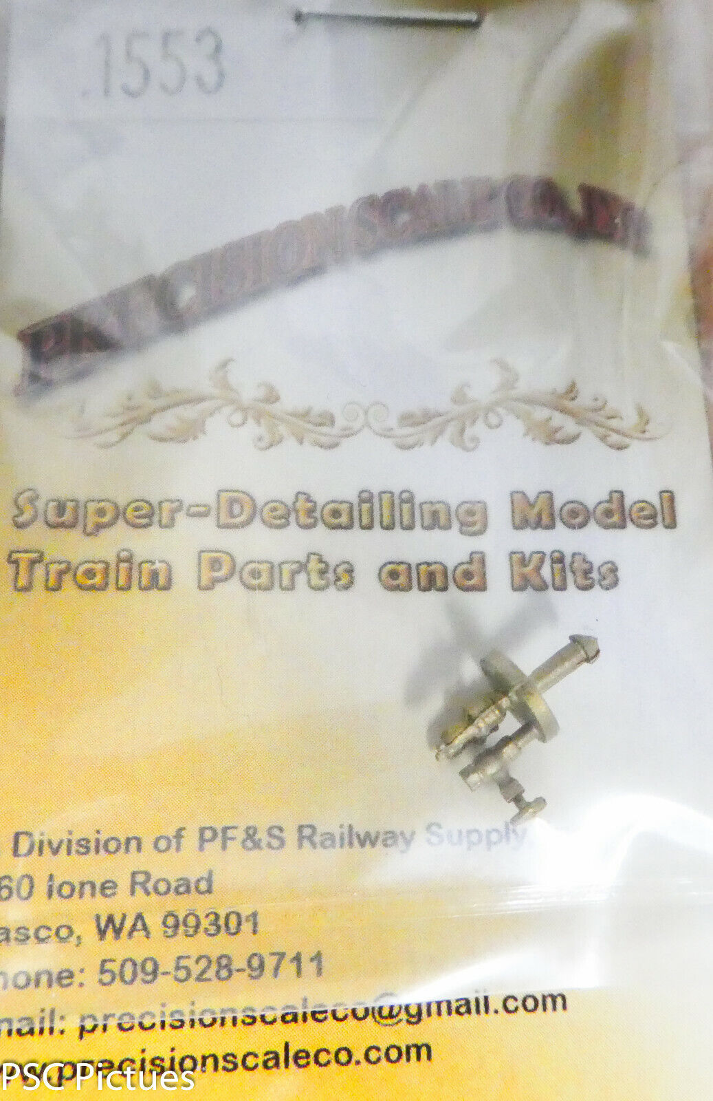 Precision Scale O #1553 Pop Valve Cluster w/Globe Valve, K-27 & Others, Dome Mou