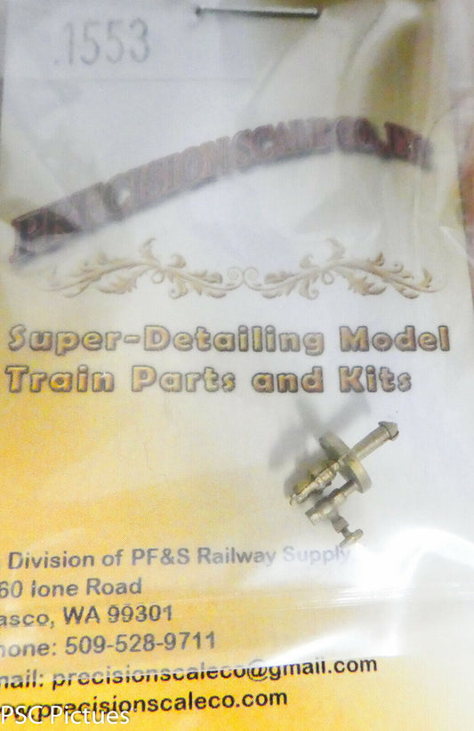 Precision Scale O #1553 Pop Valve Cluster w/Globe Valve, K-27 & Others, Dome Mou