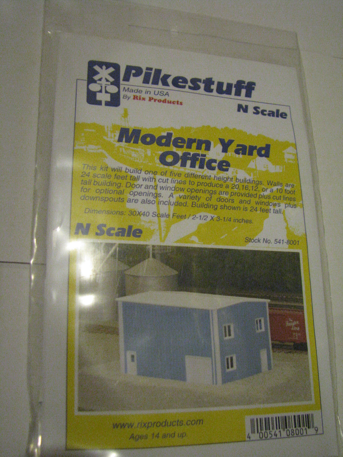 Pikestuff N #541-8001 ( Modern Yard Office ) Plastic Kit