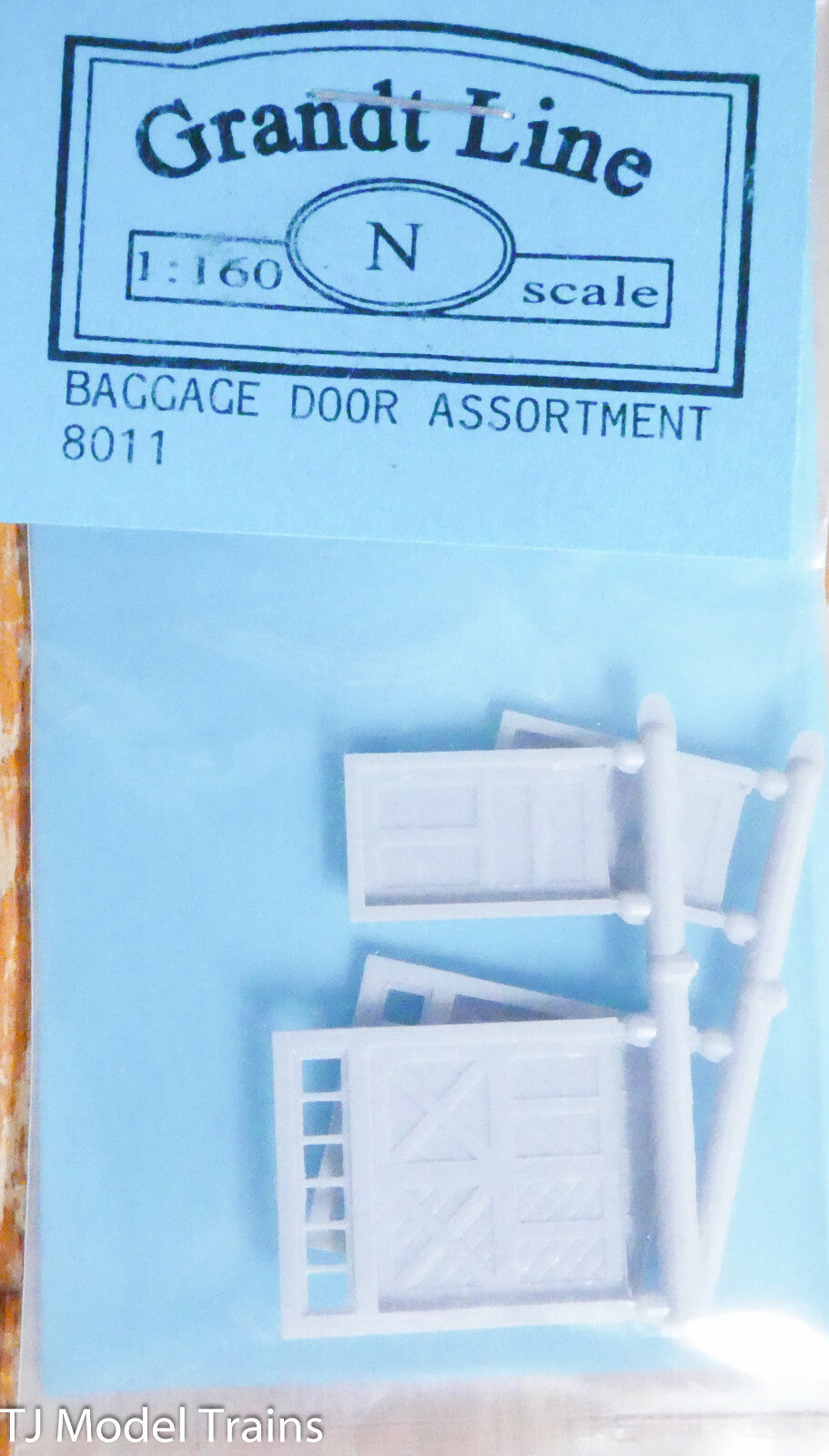 Grandt Line N 8011 Baggage Door Assortment (Plastic) N Scale TJ