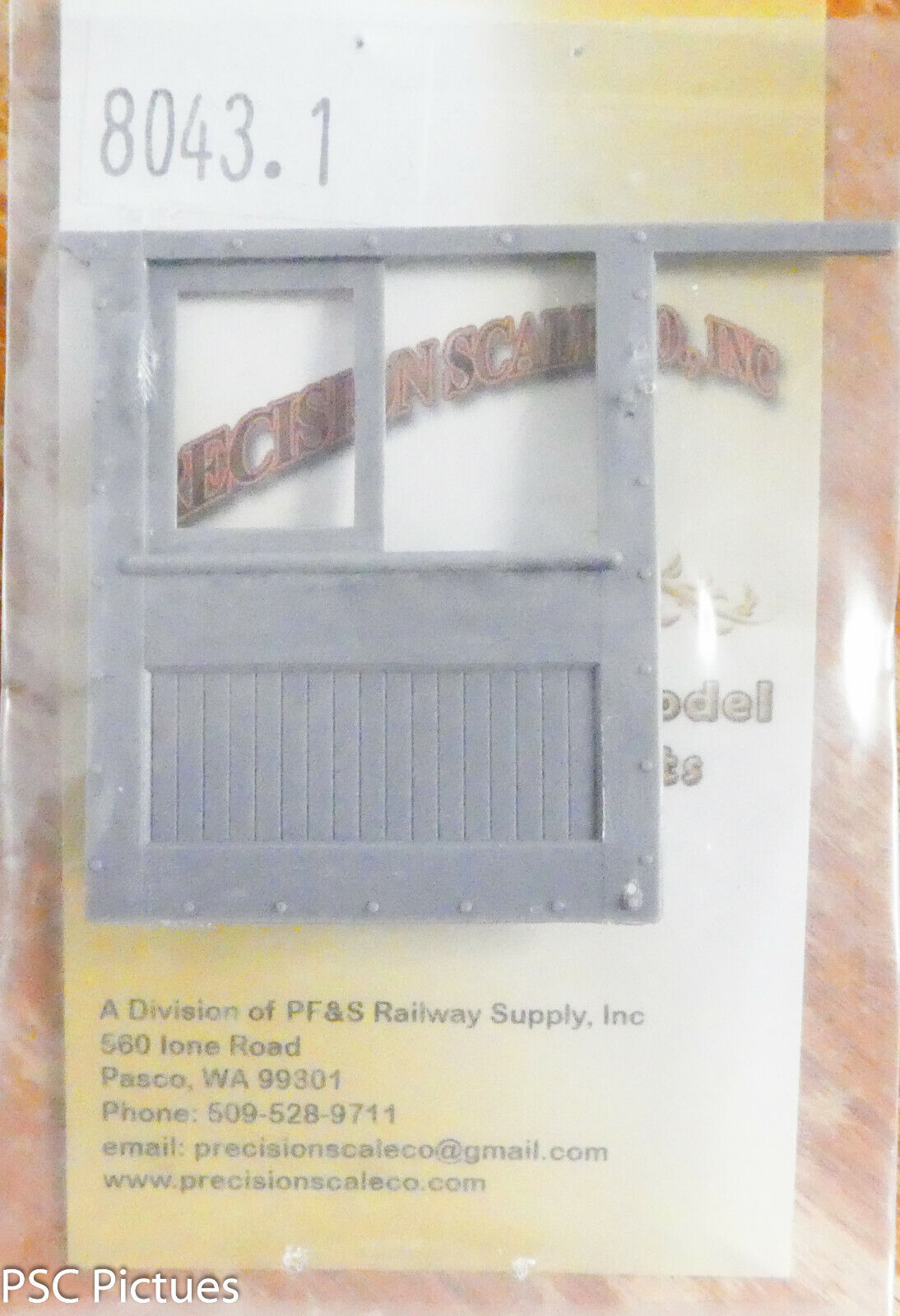 Precision Scale O #8043.1 Side, Cab Left, (Plastic Part) O Scale