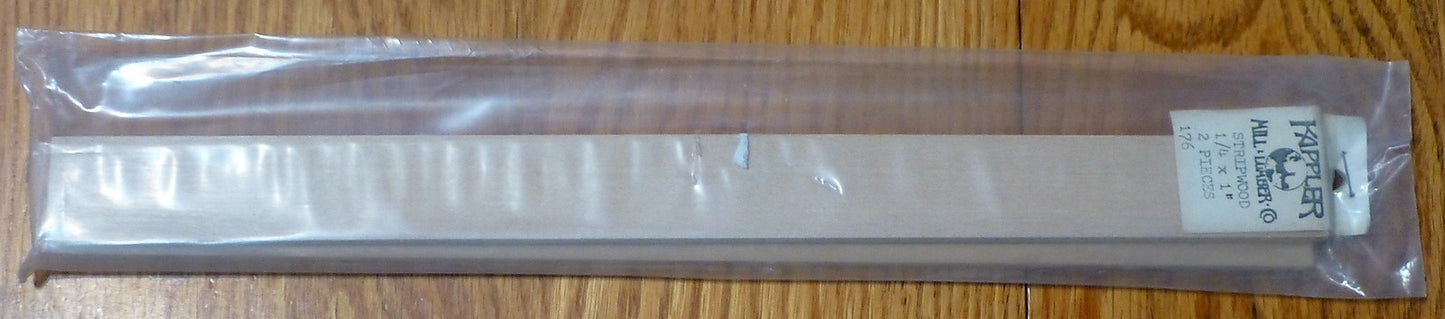 Kappler Mill Lumber Co. #176 (5/16 x 1" x 12") 4 Pieces in Package (Stripwood)