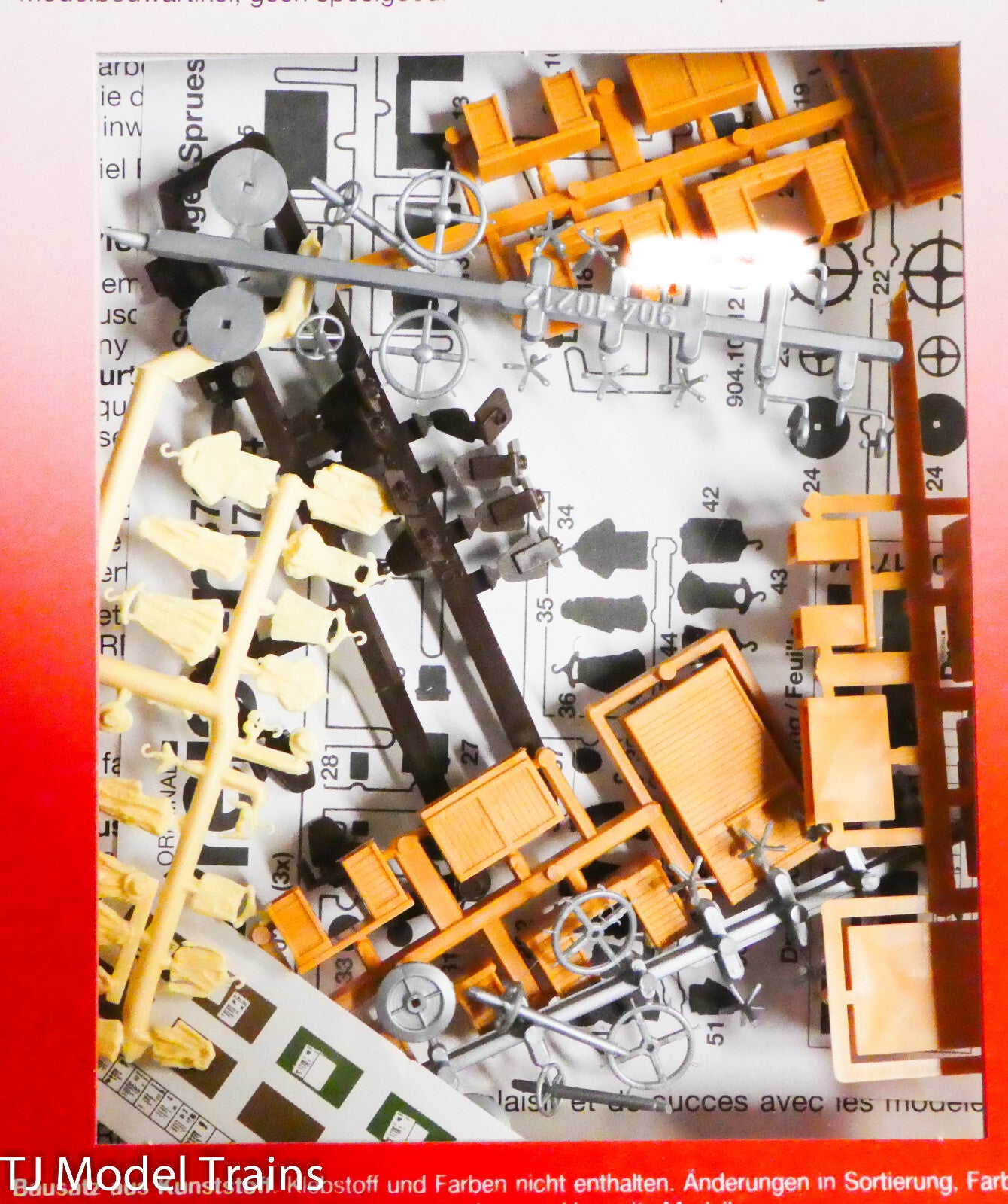 Preiser HO #17184 Office Equipment (Lots of item) (1/87th)
