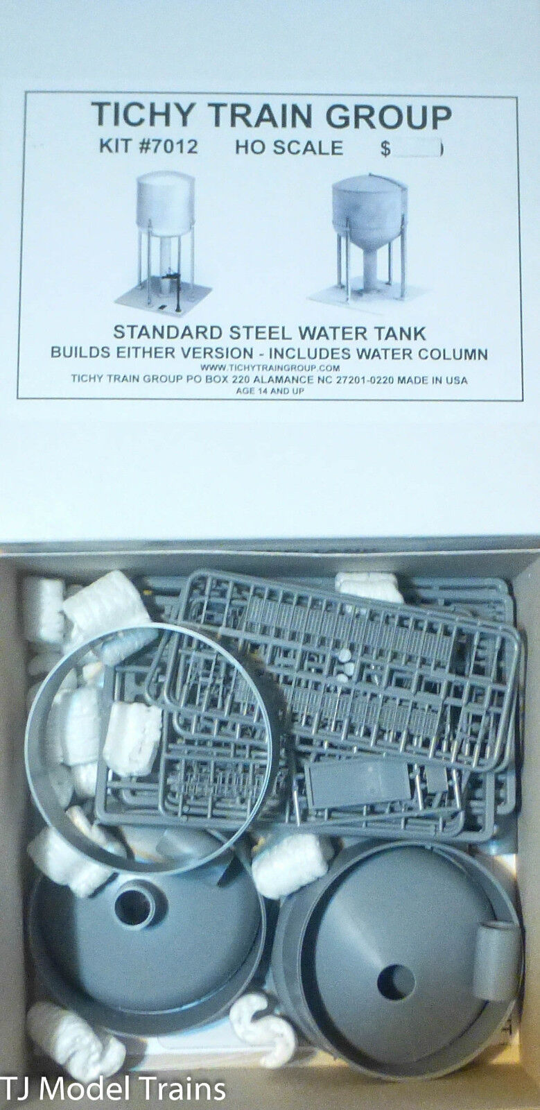 Tichy Train Group 7012 (HO Scale) 100,000 or 125,000Gallon Steel Wat