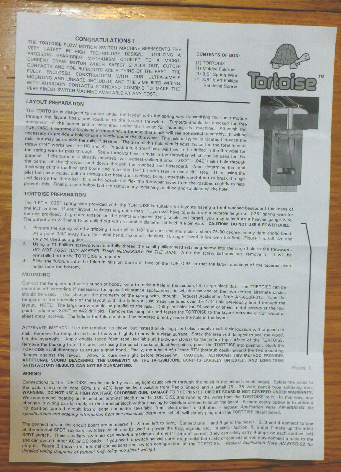 Circuitron #800-6000 Tortoise / Switch Machine (1) All Scales (NEW)
