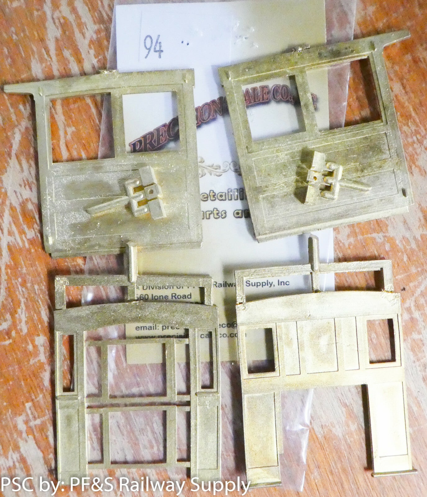 Precision Scale O #094 Cab "Wood Style" (Brass Castings) Kit (O Scale)