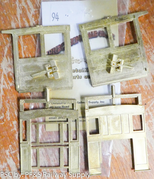 Precision Scale O #094 Cab "Wood Style" (Brass Castings) Kit (O Scale)