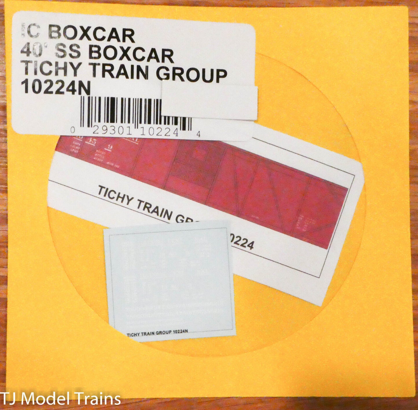 Tichy Train Group Decal #10224N Illinois Central 40' SS Boxcar (Decal)