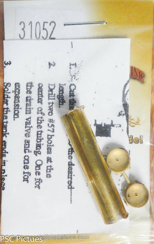 Precision Scale HO,S,A #31052 Tank, Air, 24" Dia.=HO, S=18", Concave, Welded /Br