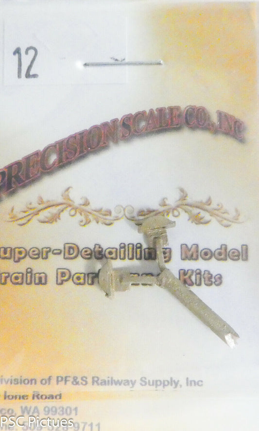 Precision Scale O #012 Coupler Pockets, Small, S.F. Street Railway (Brass)