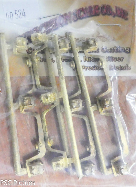 Precision Scale O #40524 Journals & Equalizers for 3-Axle Heavy Weight Pass Car