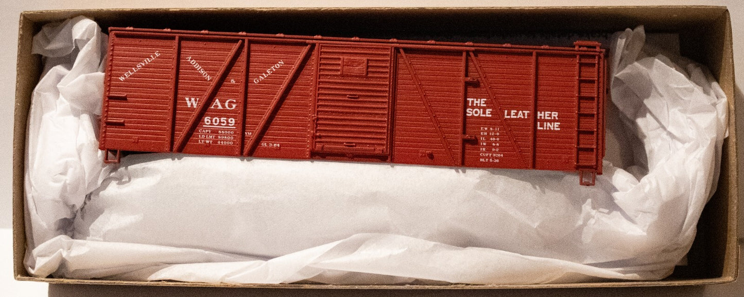 Accurail HO #8160 (3Pack) Wood Boxcar, Steel Boxcar, Gondola Set - Kit -- Wellsv