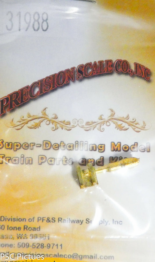 Precision Scale HOn3 #31988 Box, Flag Holder, D&RGW K-36 Boiler Mount (Brass)