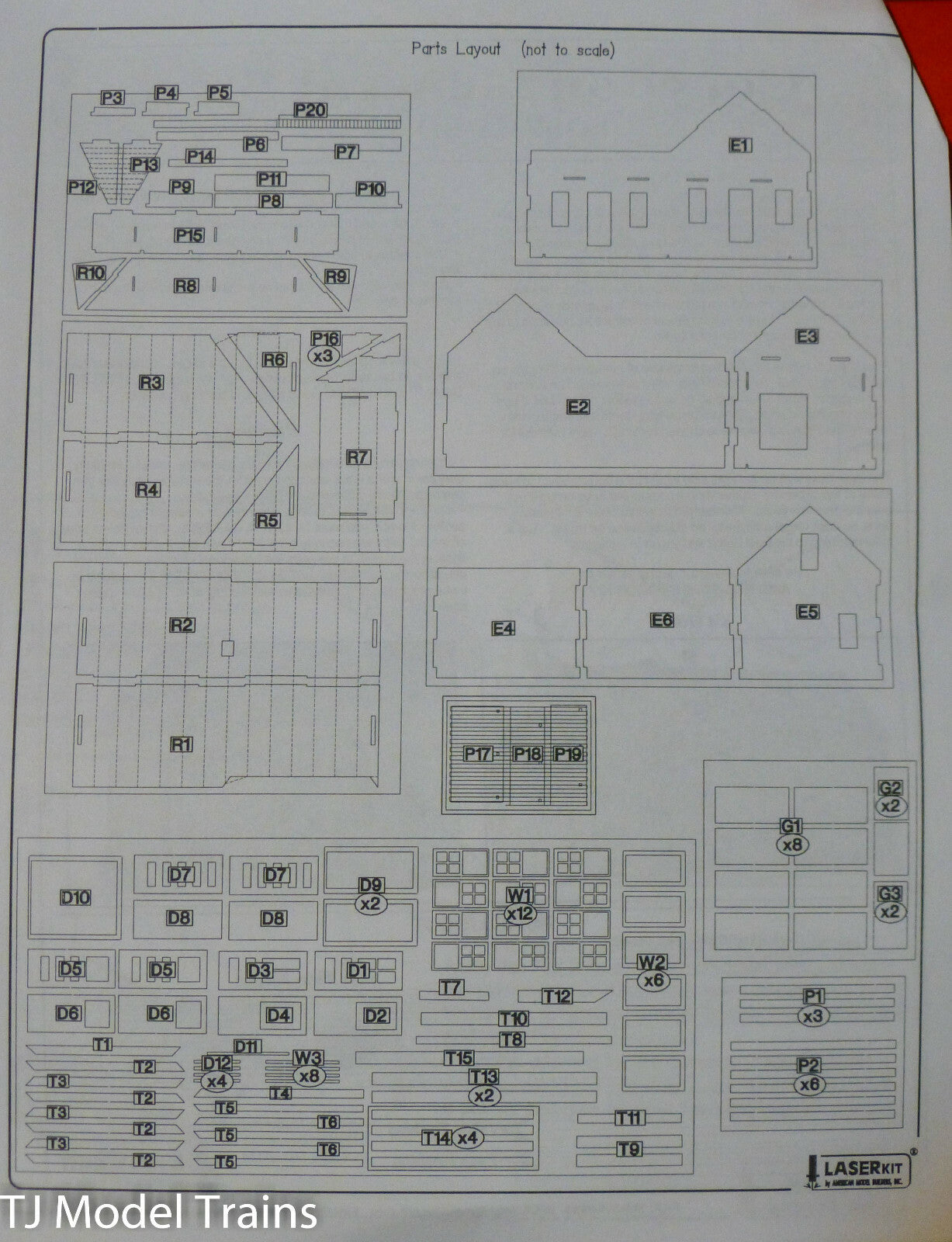 American Model Builders HO #123 Corydon General Store & Post Office