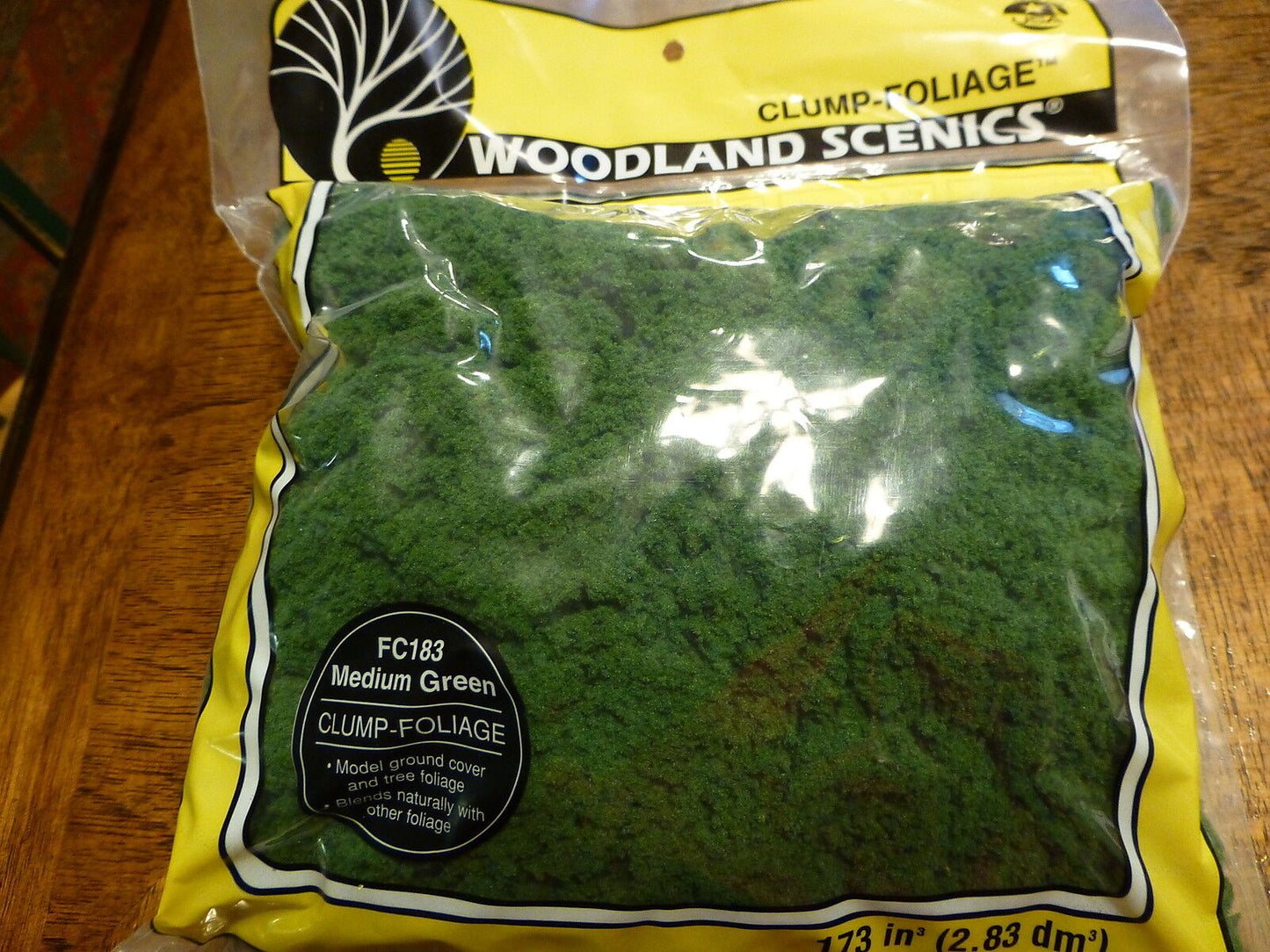 Woodland Scenics #183 Clump-Foliage™ Medium Green Large Bag
