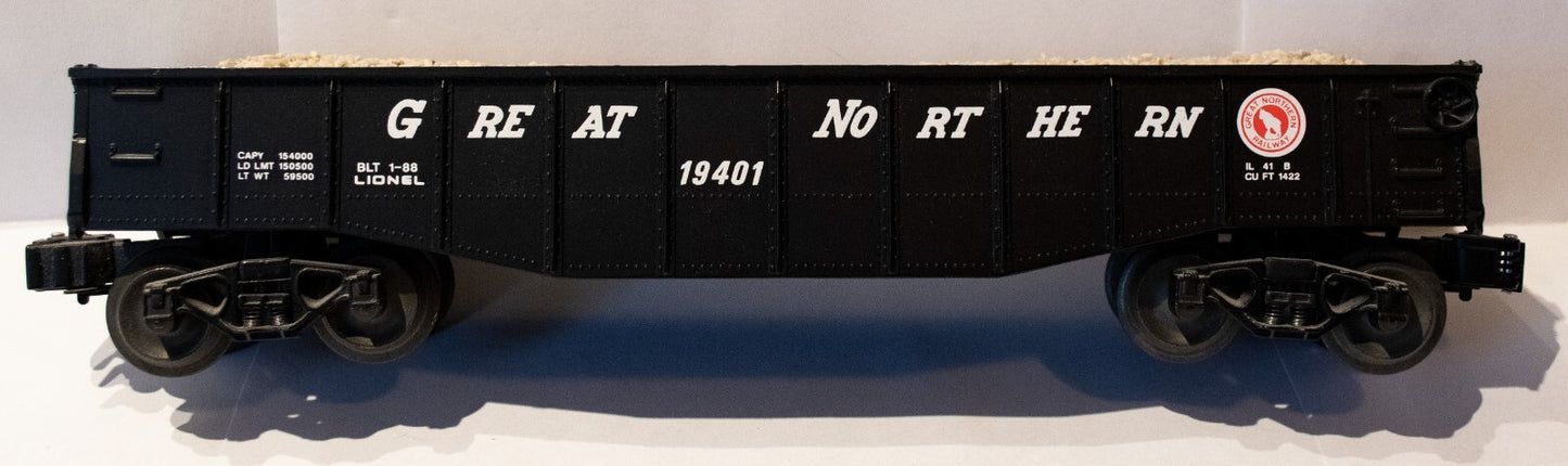 Lionel #6-19401 Great Northern Gondola w/Coal (Used)