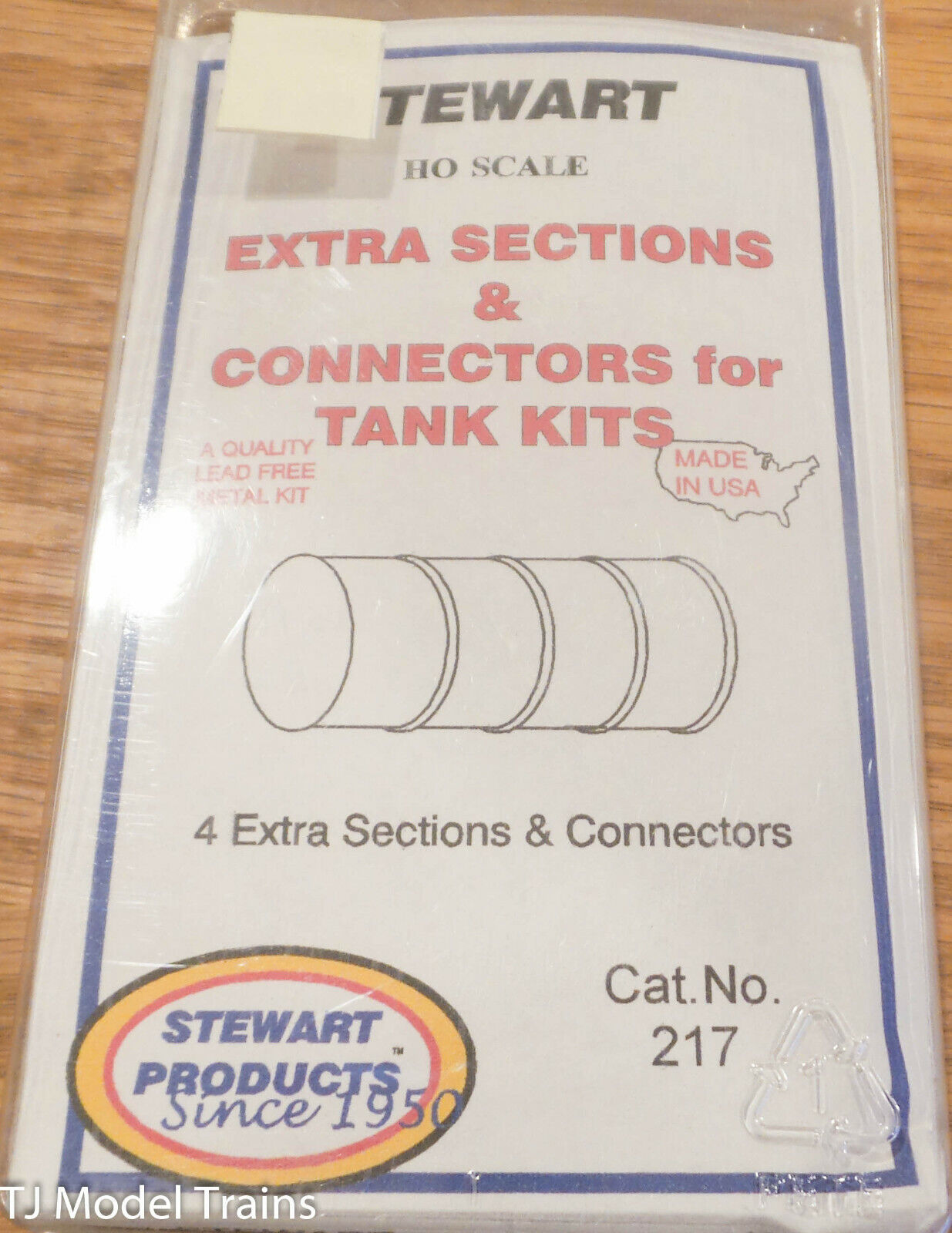 Stewart HO Scale #217 Tank Extension Sections -- For #683-216, Sold Separately