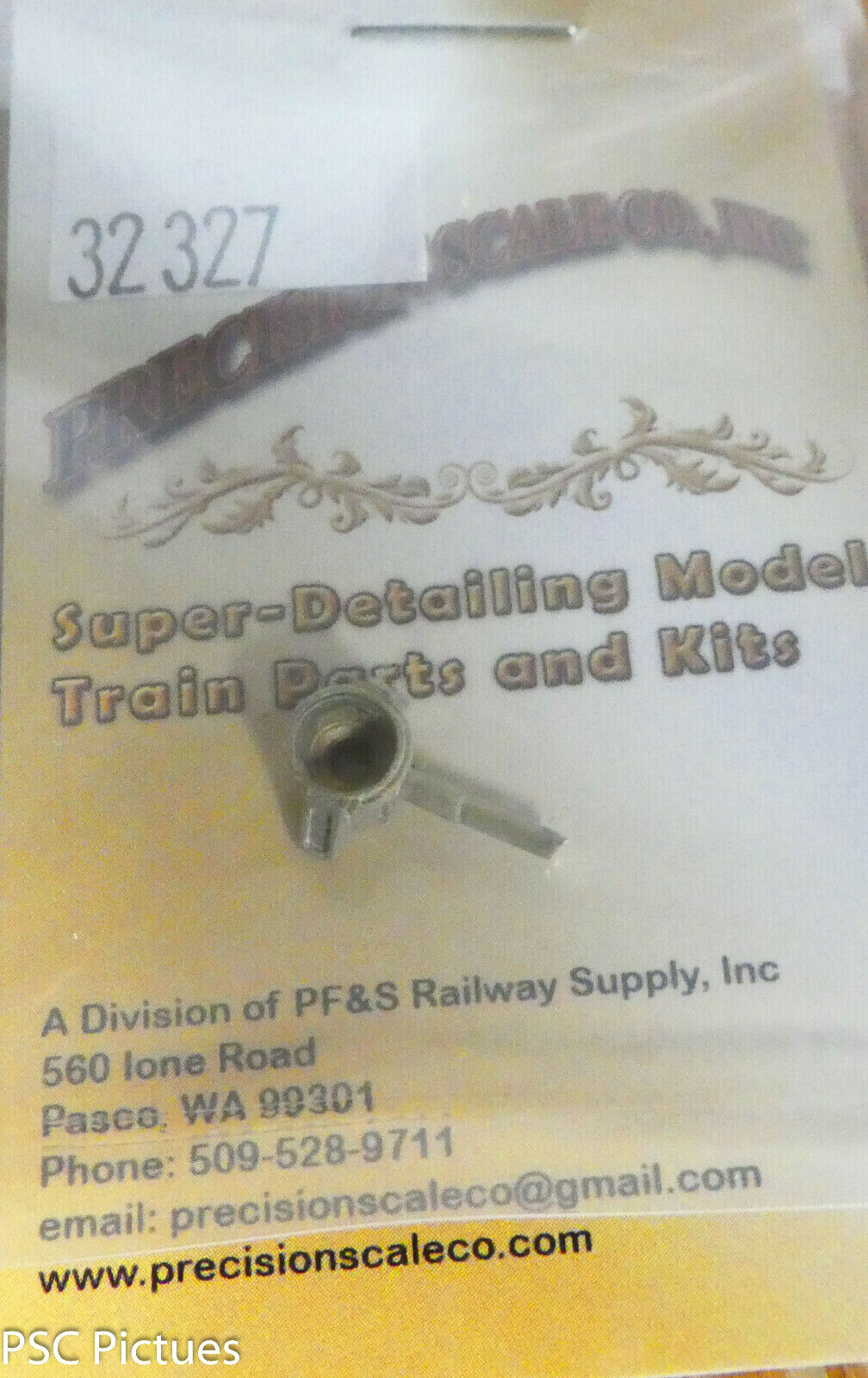 Precision Scale HO #32327 Headlight, Pyle Type, w/No Viser as used on B&O EM-1