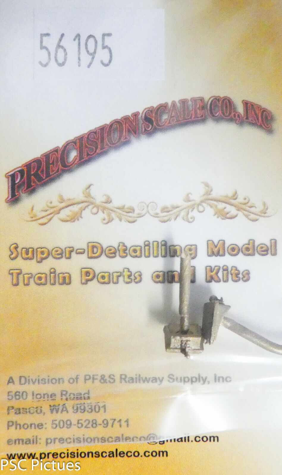 Precision Scale O #56195 Lids, Sand, Alco RS (Brass Castings 2) 1:48th Scale