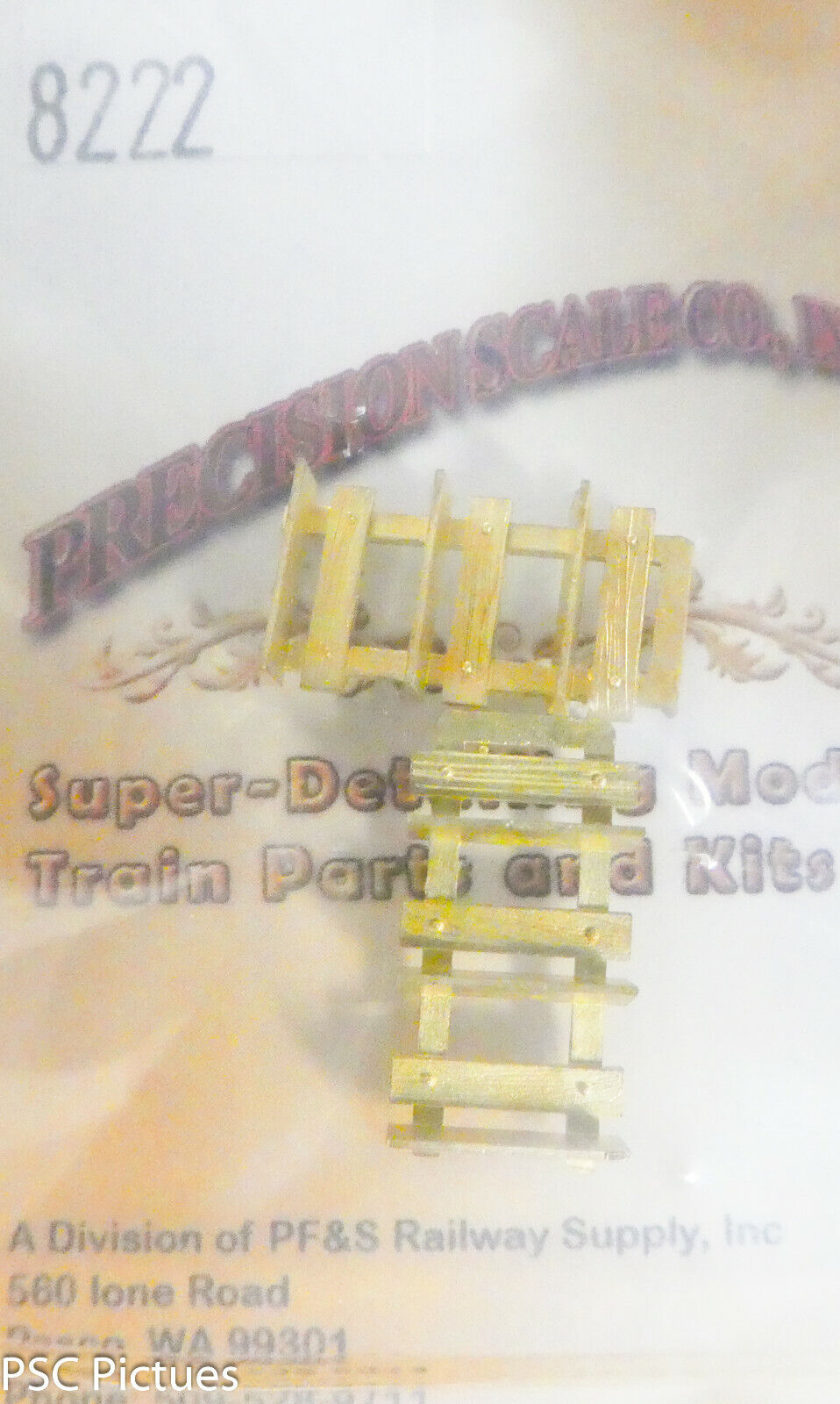Precision Scale O #8222 Steps, Cab, Silver City Shay (Brass Castings)