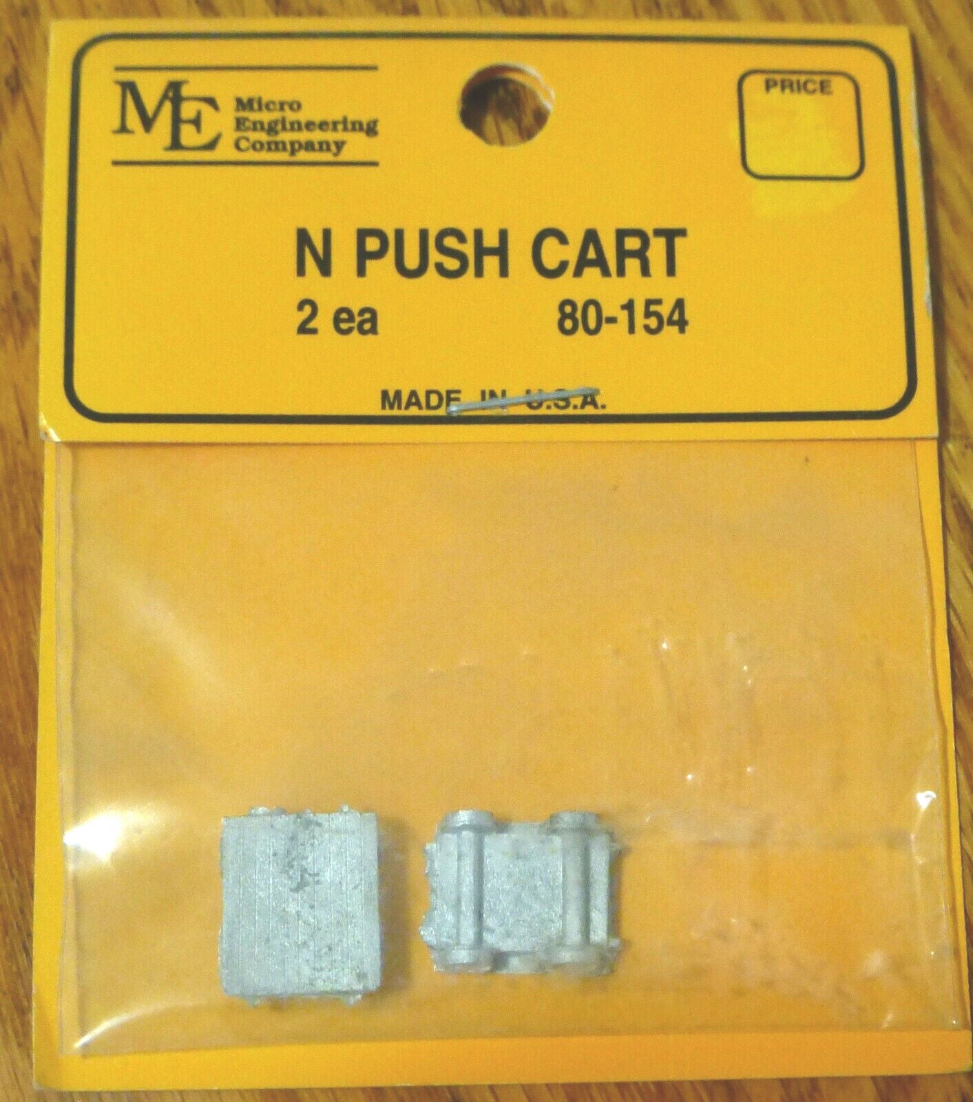 Micro Engineering, Inc. N #80-154 Push Carts (2)