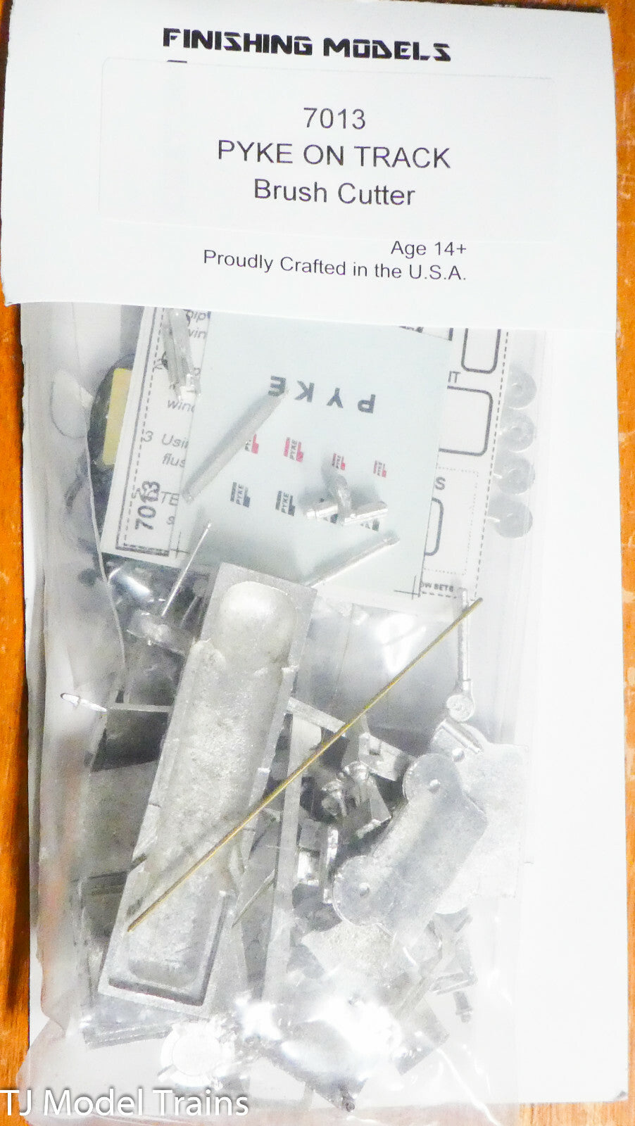 Custom Finishing Models HO #7013 Pyke on Track Bush Cutter (White Metal Kit)