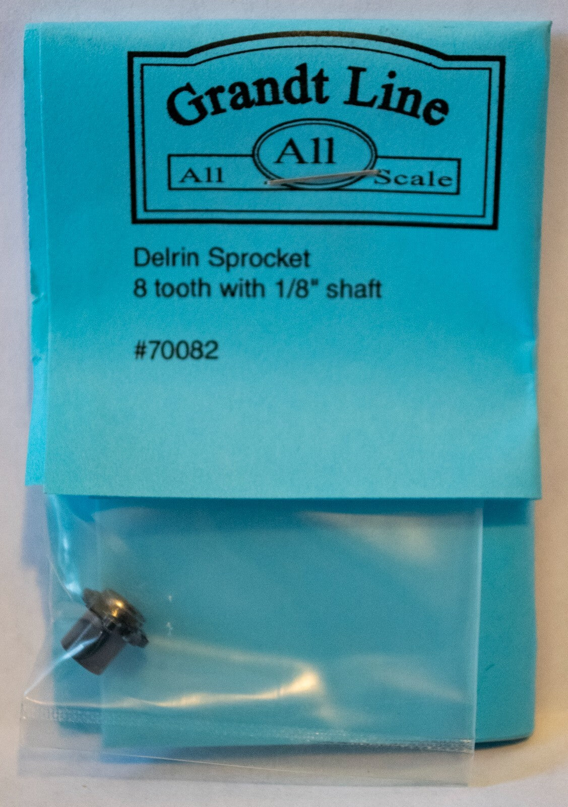 Grandt Line #70082 Delrin Sprockets -- 1.8" Shaft, 8 Tooth