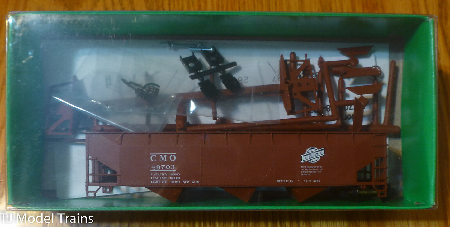 Bowser #691-11025 (Rd #49703) CNW/CMO CMO Numbers (70 Ton Offset Hopper Kit)
