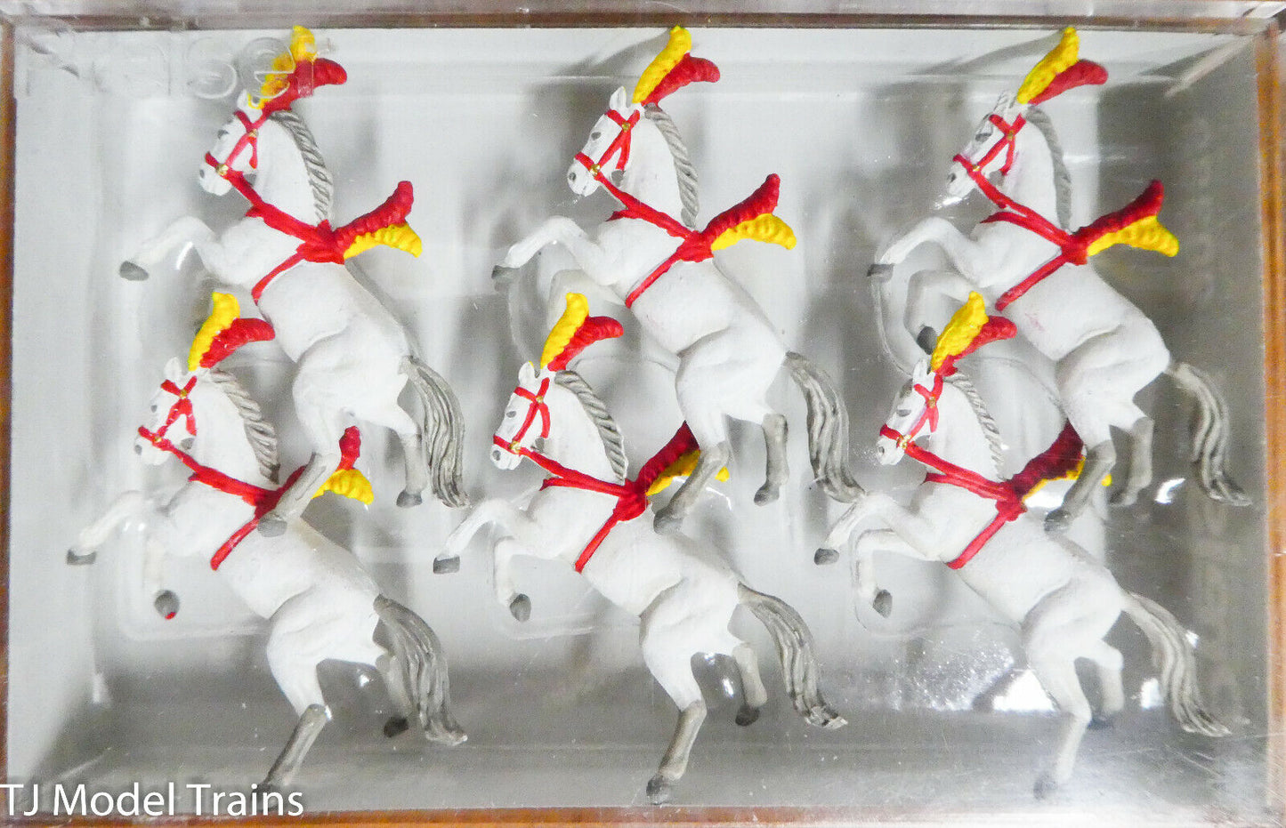 Preiser HO #20382 Figure / Animals Set Performing Circus Show Horses (Plastic)