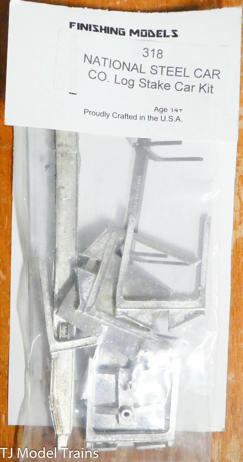 Custom Finishing Models HO #318 National Steel Car Co. Log Stake Car Kit
