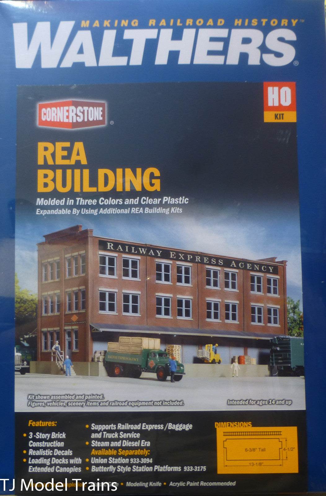 Walthers Cornerstone HO 9333095 Railway Express Agency TJ Model