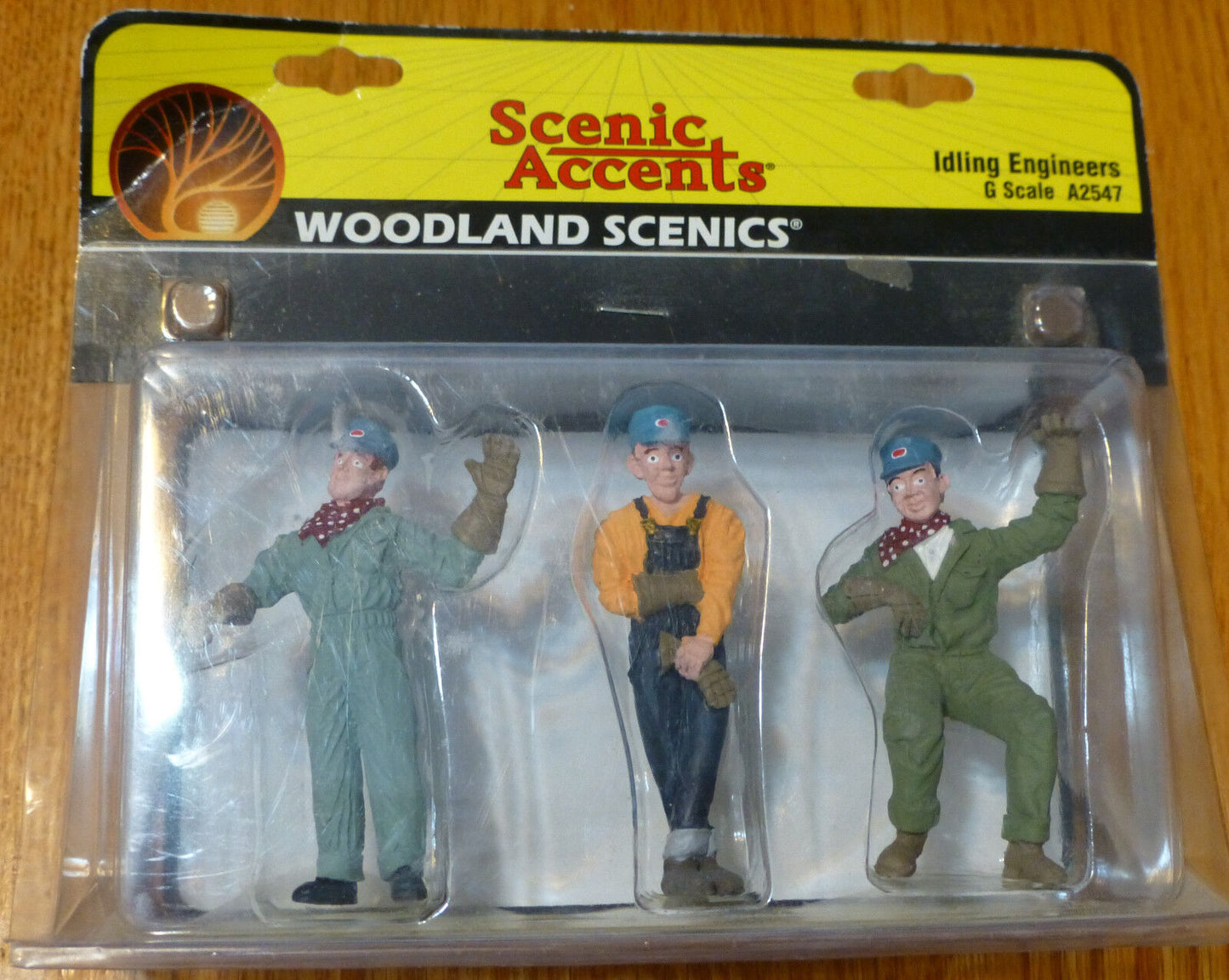 Woodland Scenics G Scale #2547 - Idling Engineers (1:24th Scale) NEW