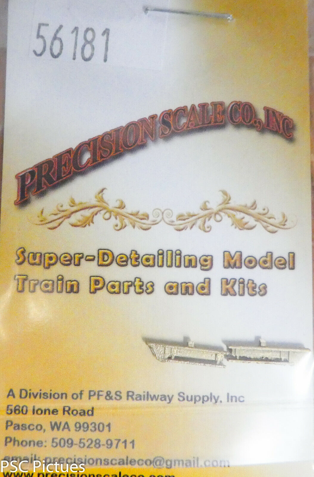 Precision Scale O #56181 Antenna, Sinclair Radio (Brass Castings)