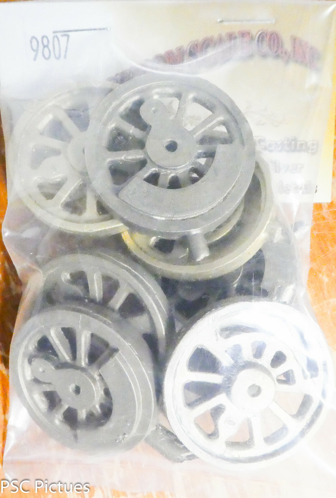 Precision Scale 1/2" Scale #9807 Driver Centers, 33", Baldwin Style (Brass Parts