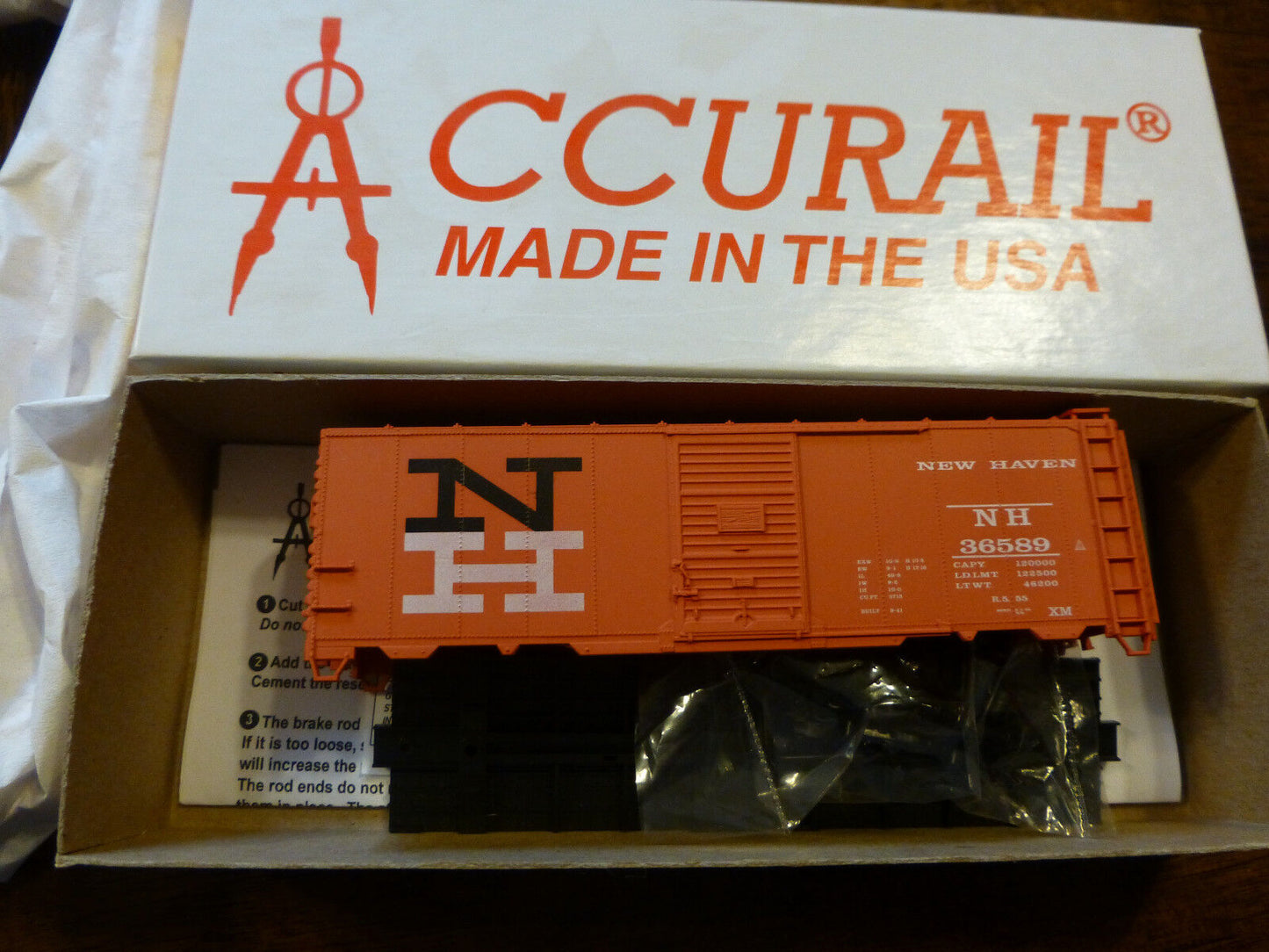 Accurail HO #3530.1 (40' AAR SD Steel Box) NH