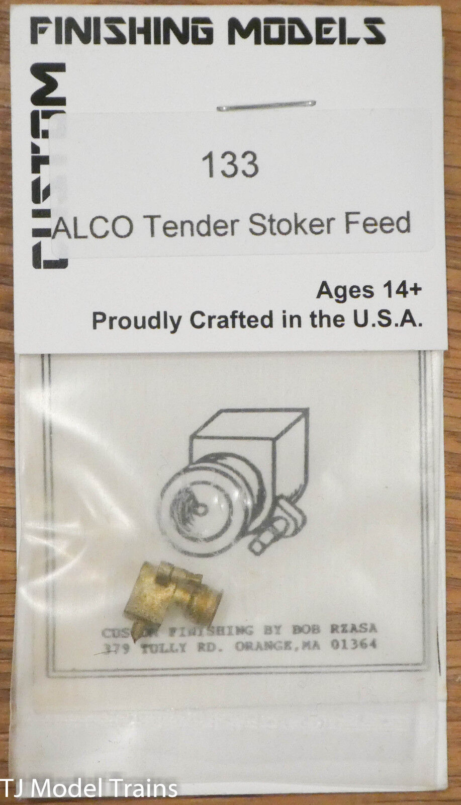 Custom Finishing HO #133 Tender Details - Stoker Feed (Alco)