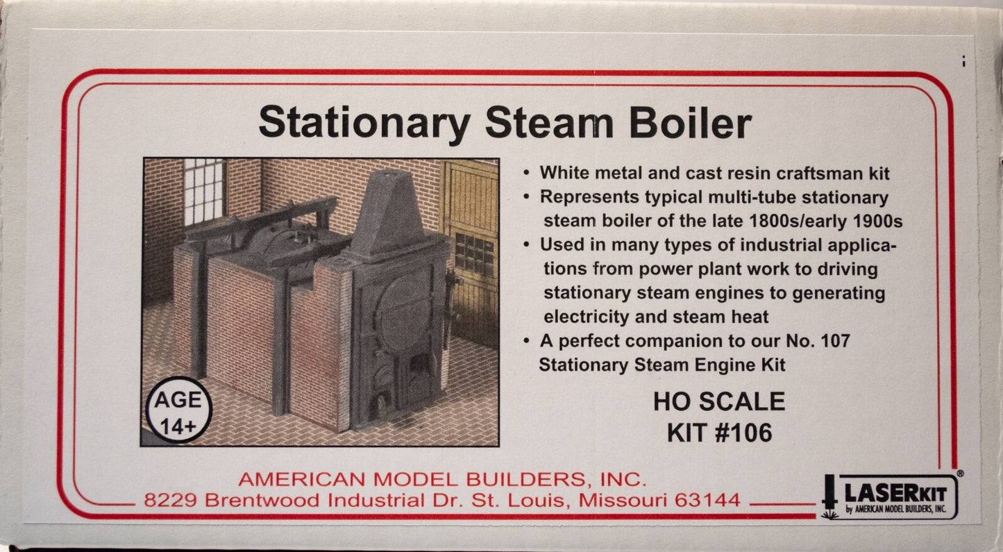 American Model Builders #106 Horizontal Multi-Tube Boiler (Urethane & Cast Metal