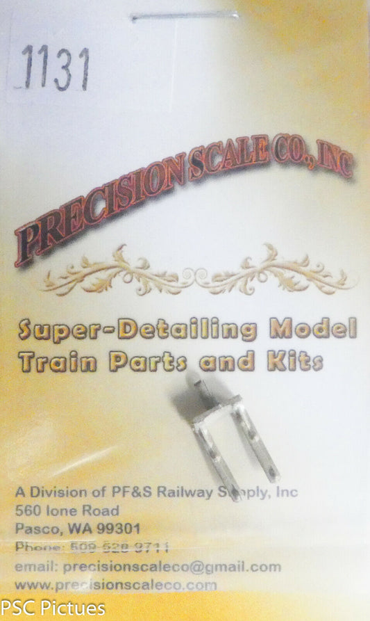 Precision Scale O #1131 Bracket, For: Back-UP Light, K-37 (Brass Casting)