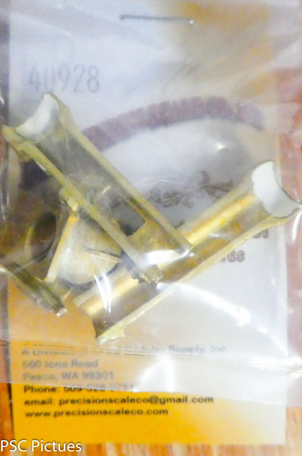 Precision Scale O #40928 Stoker Tube, Working (Kit) Brass Castings