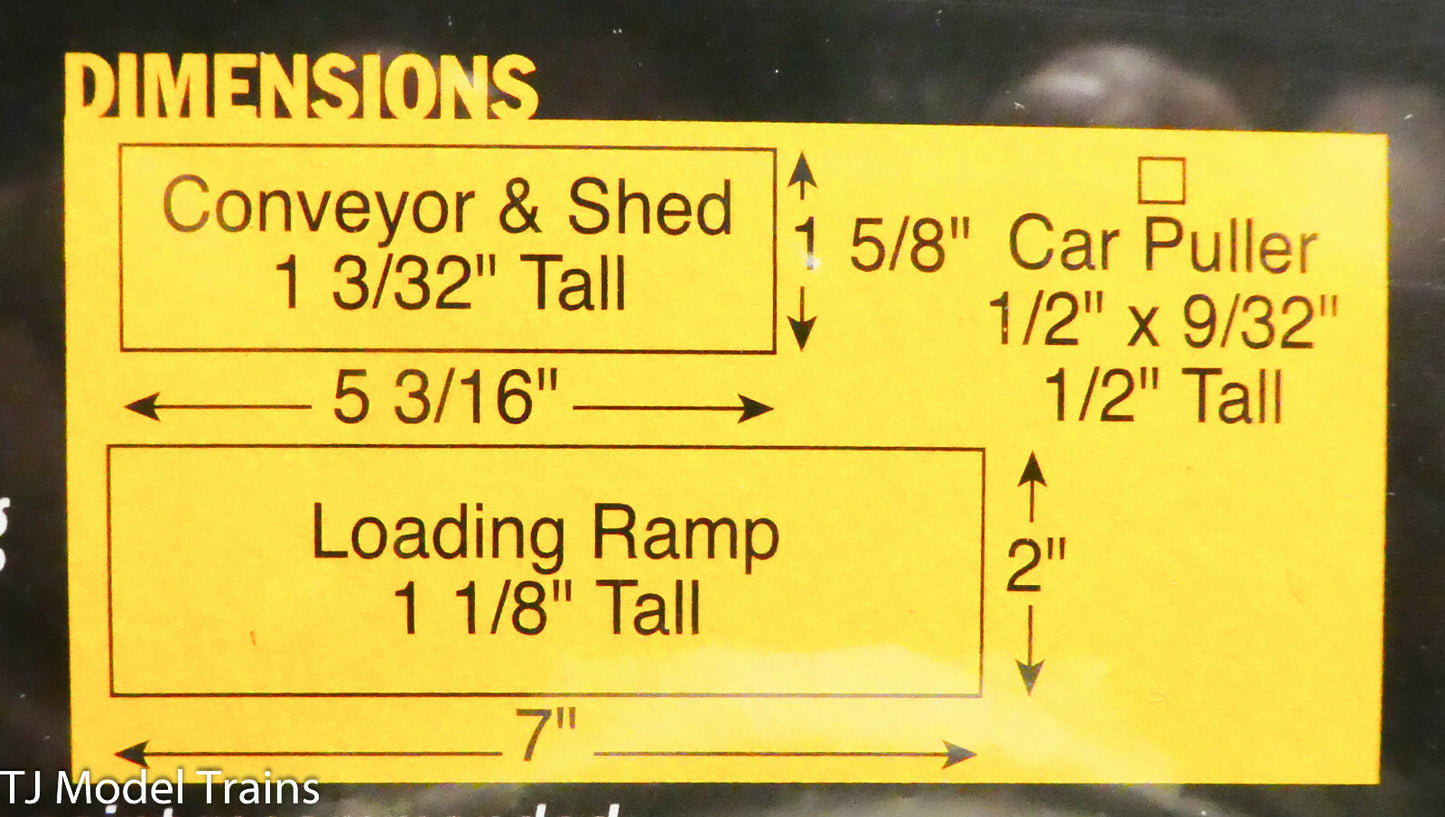Walthers Cornerstone HO #933-4058 TRUCK DUMP MOLDED IN TWO COLORS OF PLASTIC